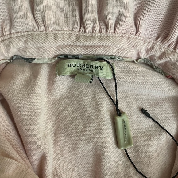 COPY - Burberry London mock neck polo short sleeve - Picture 7 of 11